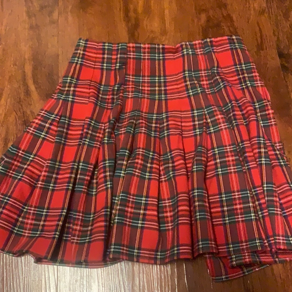Brandy Plaid Skirt